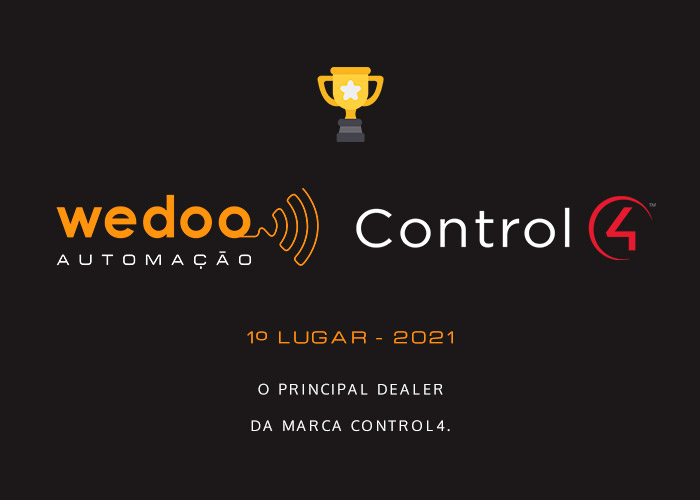 Somos o Dealer n 1 da Control4 no Brasil